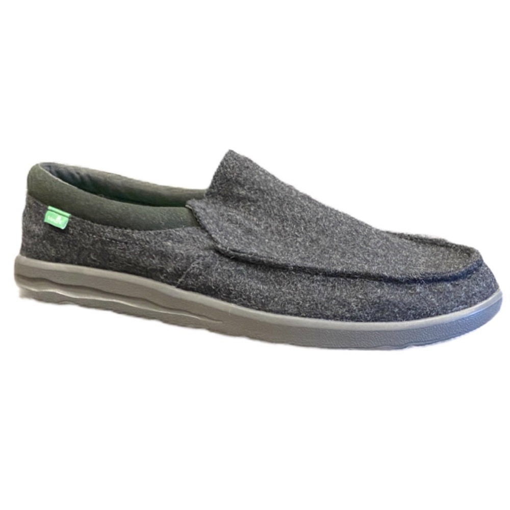 NWT Sanuk Hi Bro Lite Wooly Eco Black